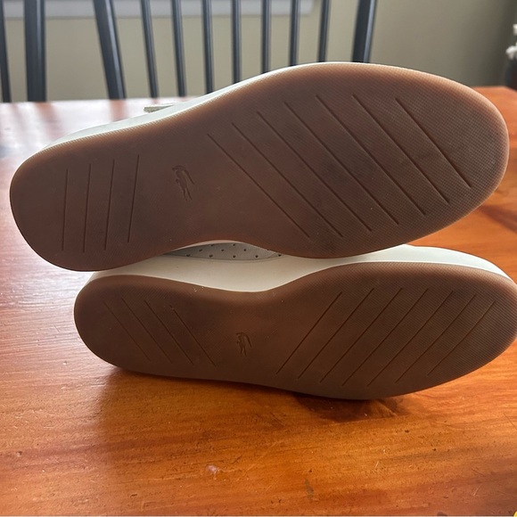 Lacoste Tamora Hi Fashion Sneakers Womens Size 5 leather Strap Shoes Gray - Picture 7 of 12